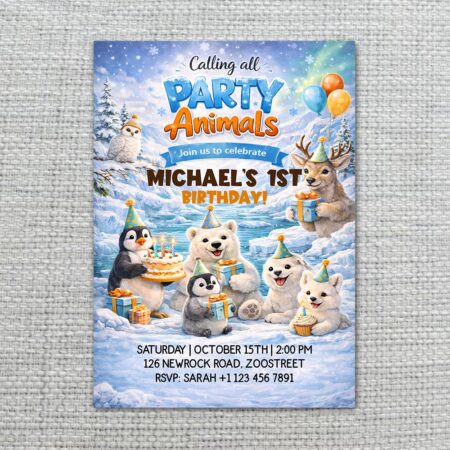 PartyAnimalsSnowWinterPenguinBearPolar2.jpg