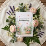 Sending You Love This Mothers Day Flower Basket Meadow High Quality Digital Stationery