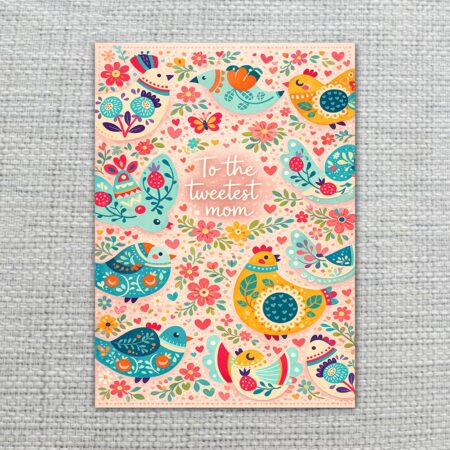 SweetestMomFolkArtBirdFloralColorfulPattern2.jpg