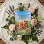 There Are A Lot Of Moms But You Are The Coolest Bear Rainbow Flower Forest Home Print Floral Card