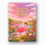 There Are A Lot Of Moms But You Are The Coolest Flamingo Pink Cloud Personalized Digital Stationery