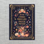 To My Strange Marvellous Magical Mother Night Moth Stars 300 Dpi High Res Printable