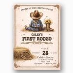 Vintage Cowboy Hay Bale Sunflowers Boy 300 Dpi High Res Printable