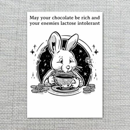 VintageStyleCoffeeBunnyCardRichChocolatePunnyGreeting2.jpg