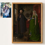 Personalized Renaissance Couple of Arnolfini Portrait Couple from Photos Custom