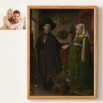 Personalized Renaissance Couple of Arnolfini Portrait Couple from Photos Custom