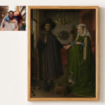 Personalized Renaissance Couple of Arnolfini Portrait Couple from Photos Custom